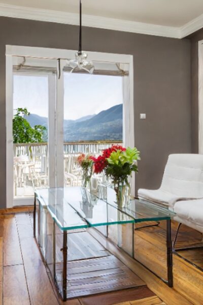 ladny maly salon w domu